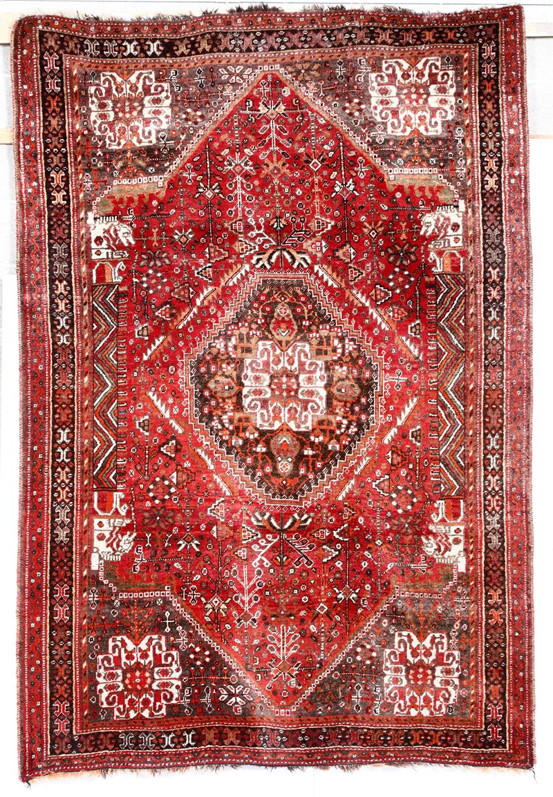 Tappeto Shiraz, sud Persia metà XX secolo  - Auction Carpets | Cambi Time - Cambi Casa d'Aste
