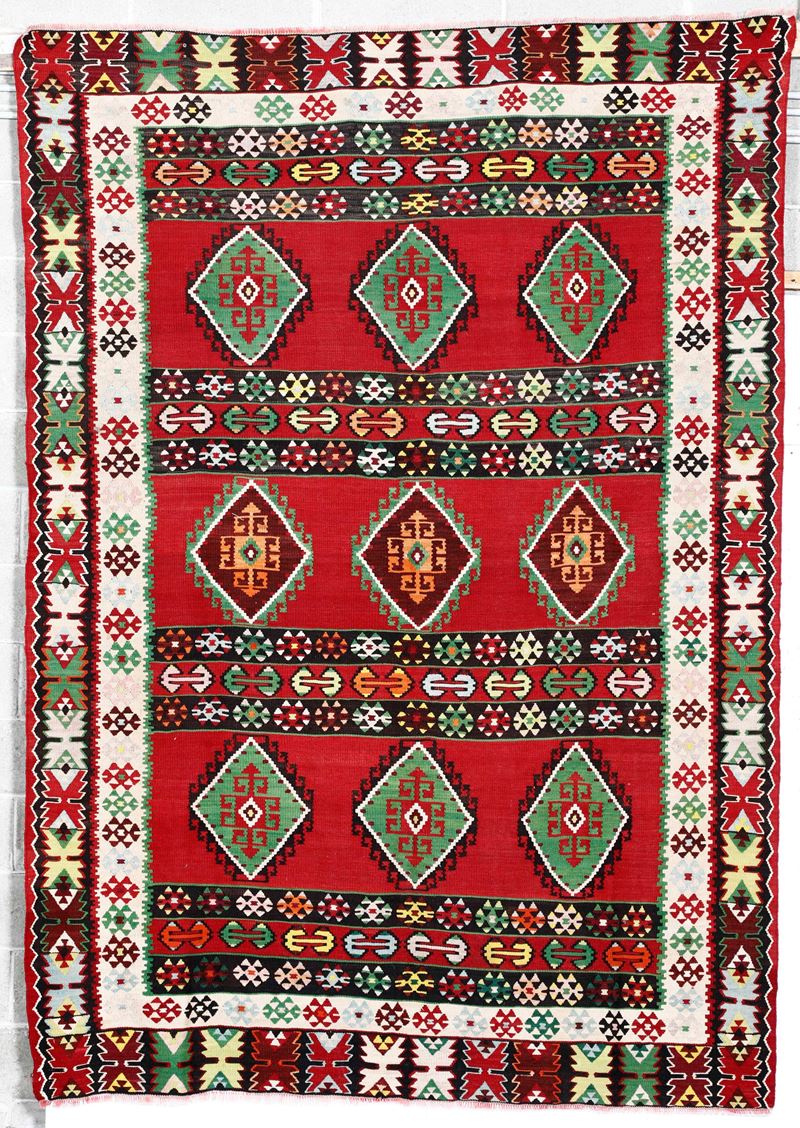 Kilim Persia inizio XX secolo  - Auction Antique Carpets - Cambi Casa d'Aste