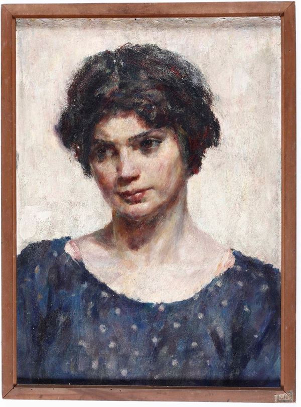 Enrico Mazzola (1891-1911) attr. Ritratto di ragazza