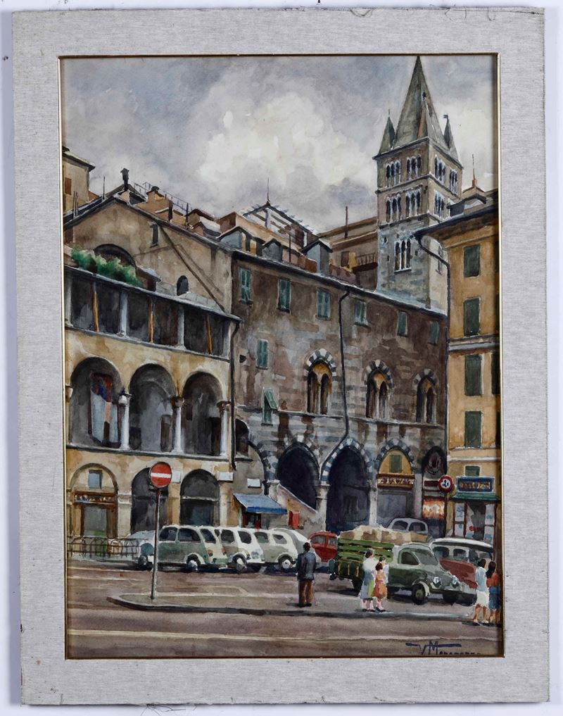 Vasco Menegozzo : Commenda  - Auction 19th and 20th Century Paintings | Cambi Time - Cambi Casa d'Aste