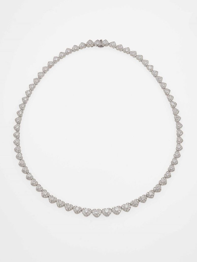 Diamond and gold necklace  - Auction Fine Jewels - Cambi Casa d'Aste