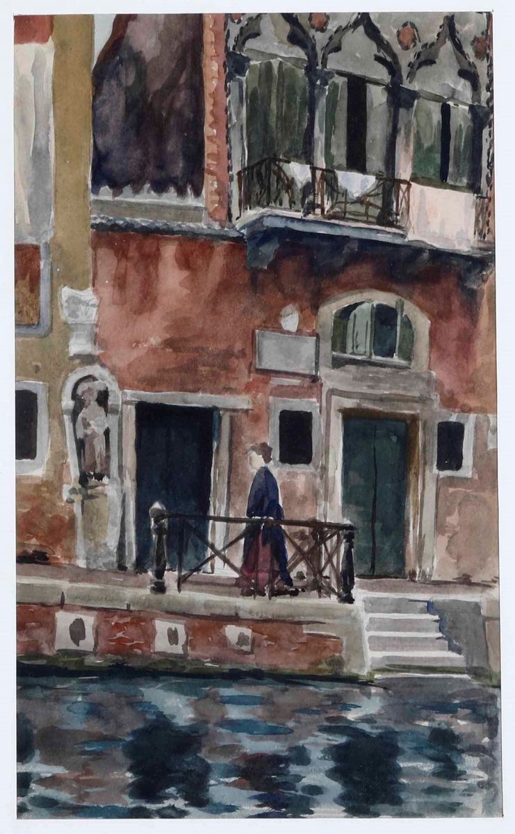 Vasco Menegozzo : Casa di Tintoretto in Fondamenta dei Mori, Venezia  - Auction 19th and 20th Century Paintings | Cambi Time - Cambi Casa d'Aste