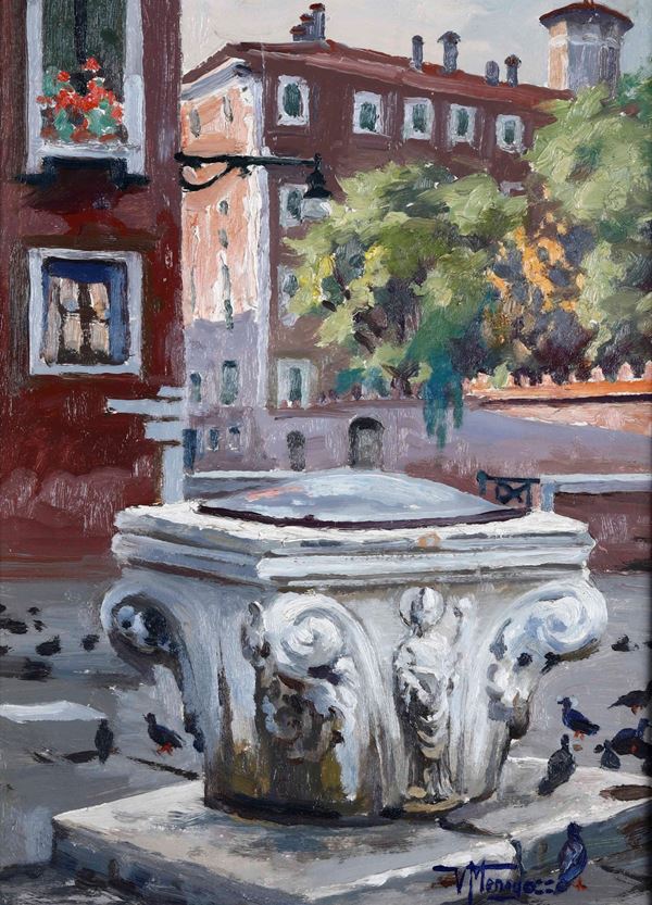 Vasco Menegozzo - Vera da pozzo di un campiello veneziano