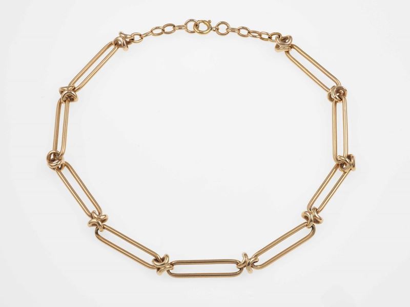 Gold necklace  - Auction Jewels | Cambi Time - Cambi Casa d'Aste