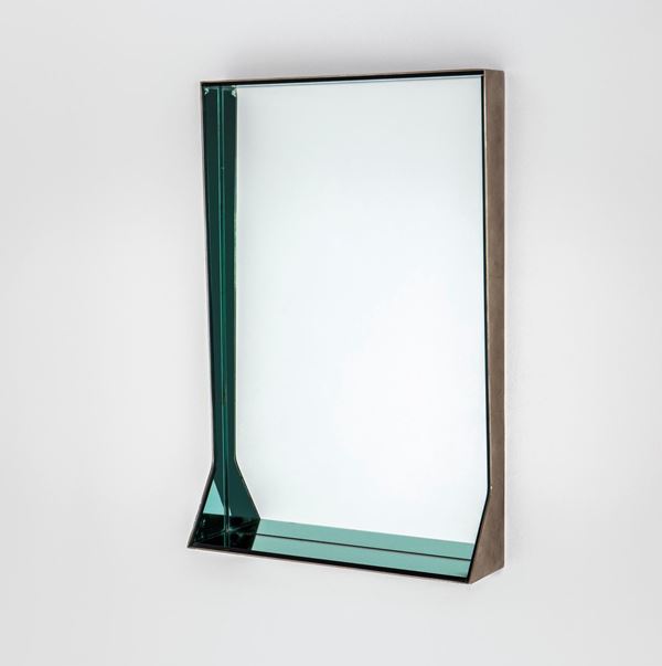 Max Ingrand - Raro specchio con consolle integrata.