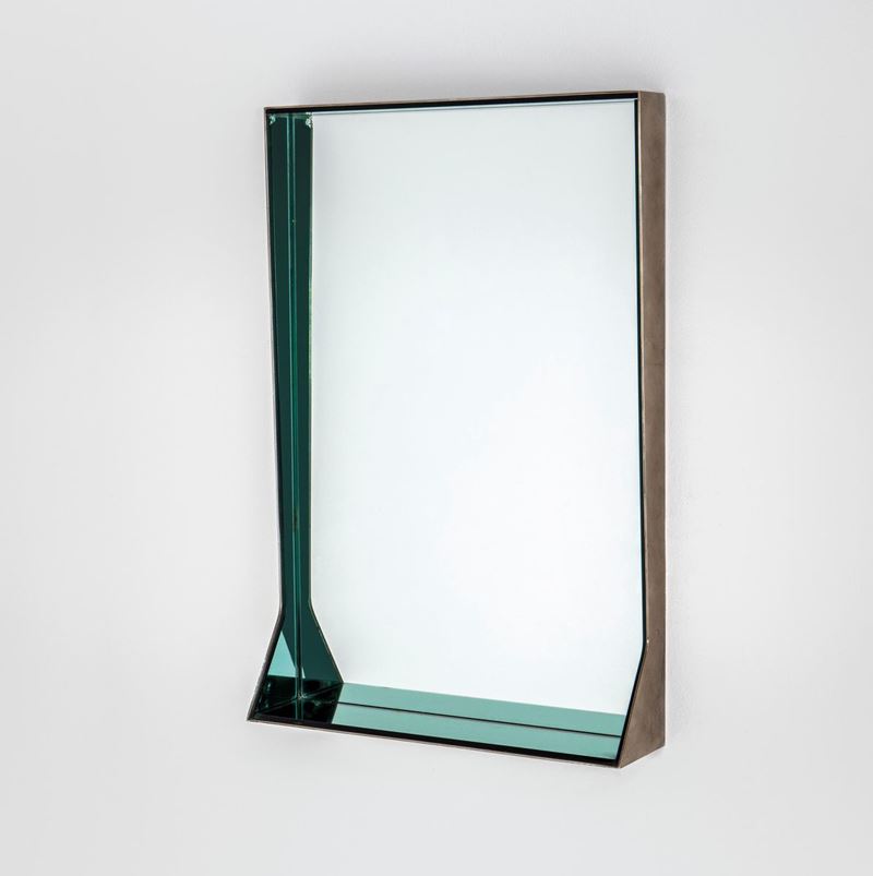 Max Ingrand : Raro specchio con consolle integrata.  - Asta Fine Design - Cambi Casa d'Aste