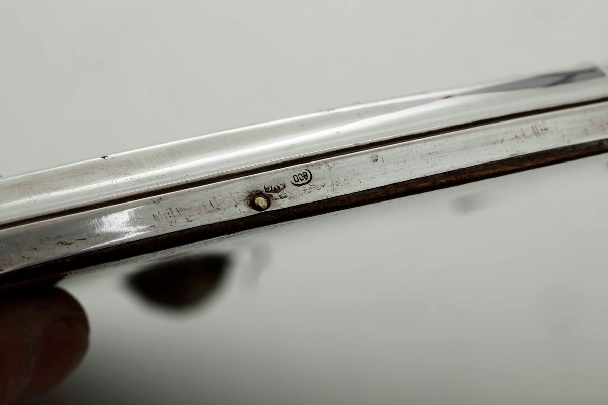 Presentoire in Argento e Specchio. Argenteria Italiana del XX Secolo. Argenteria Italiana del XX ...