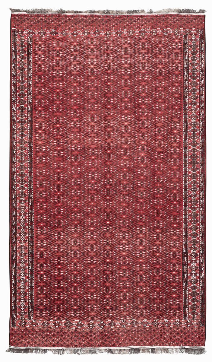 Soumak turkomanno, fine XIX inizio XX secolo  - Auction Antique Carpets - Cambi Casa d'Aste