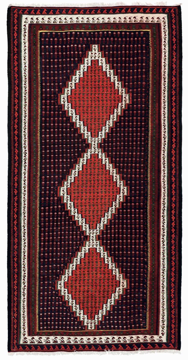 Kilim sud Persia XX secolo  - Auction Antique Carpets - Cambi Casa d'Aste