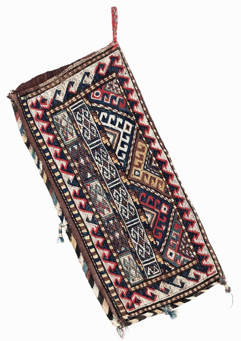Sacca porta utensili, Caucaso  inizio XX secolo  - Auction Antique Carpets - Cambi Casa d'Aste