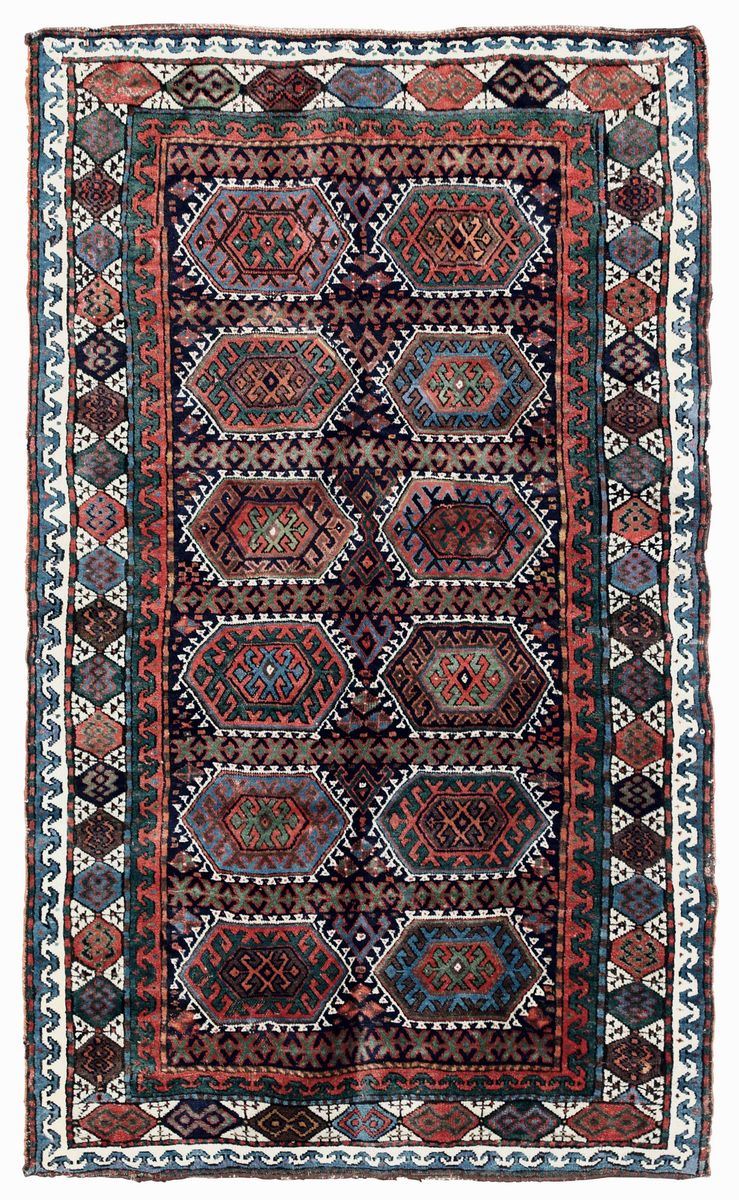 Tappeto Kurdistan, inizio XX secolo  - Auction Antique Carpets - Cambi Casa d'Aste