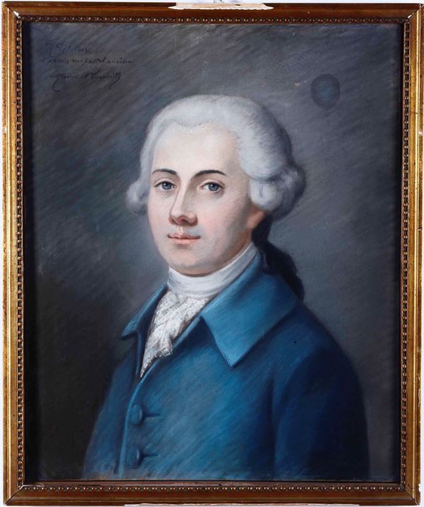 Scuola del XVIII secolo Ritratto di gentiluomo