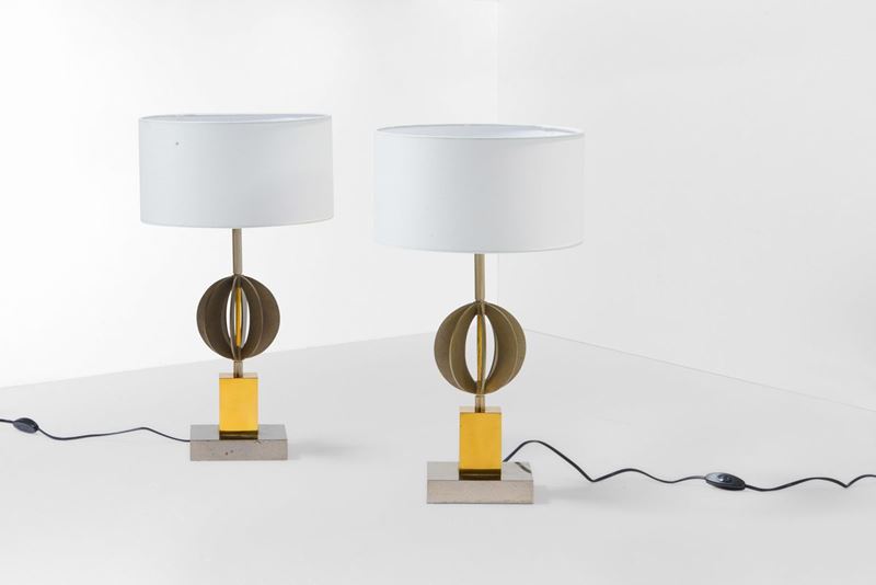 Coppia di lampade da tavolo  - Asta Design - Cambi Casa d'Aste