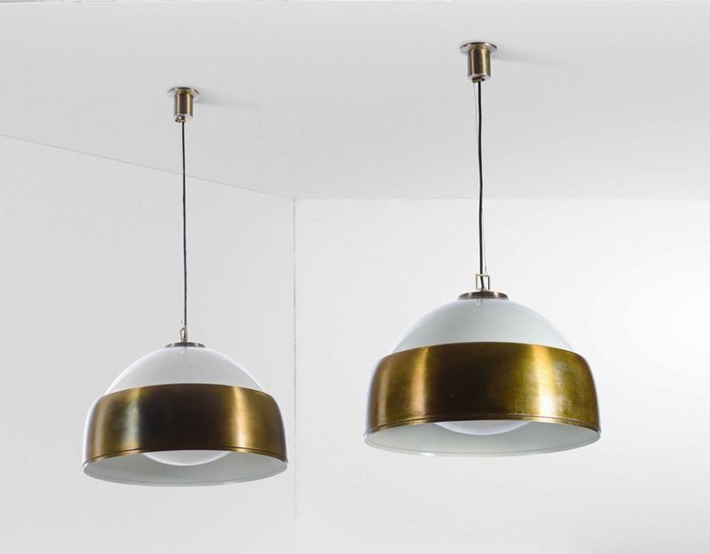 Due lampade a sospensione  - Auction 20th century furniture - Cambi Casa d'Aste
