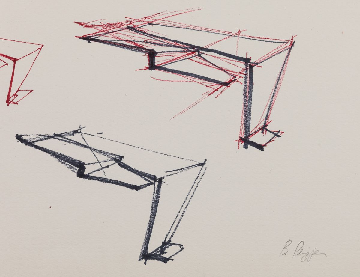 Beverly Pepper - Progetto per Tavola-sachs, 1970