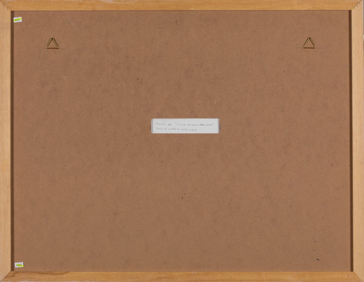 Emilio Isgrò - Studio per Codice Ottomano delle Ombre