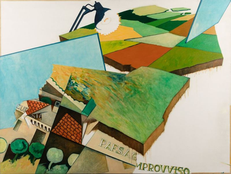 Mino Ceretti - All’improvviso il Paesaggio (citazione da J. Gris)