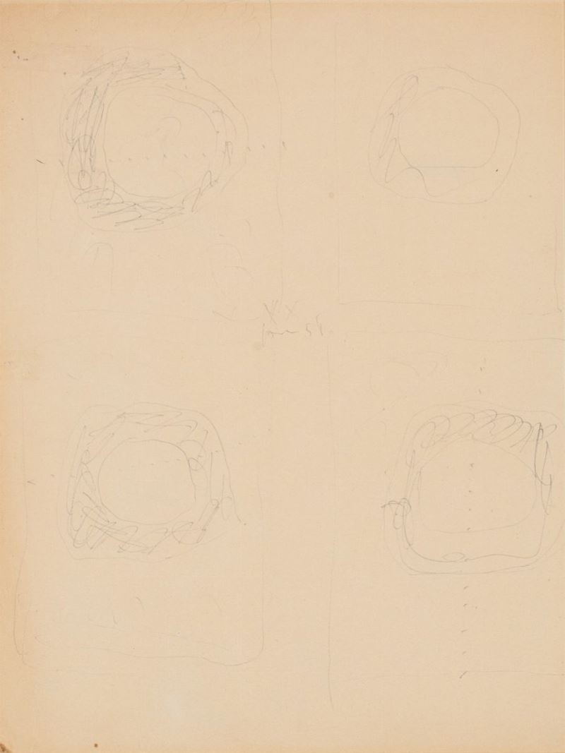 Lucio Fontana - Studio per Concetti Spaziali