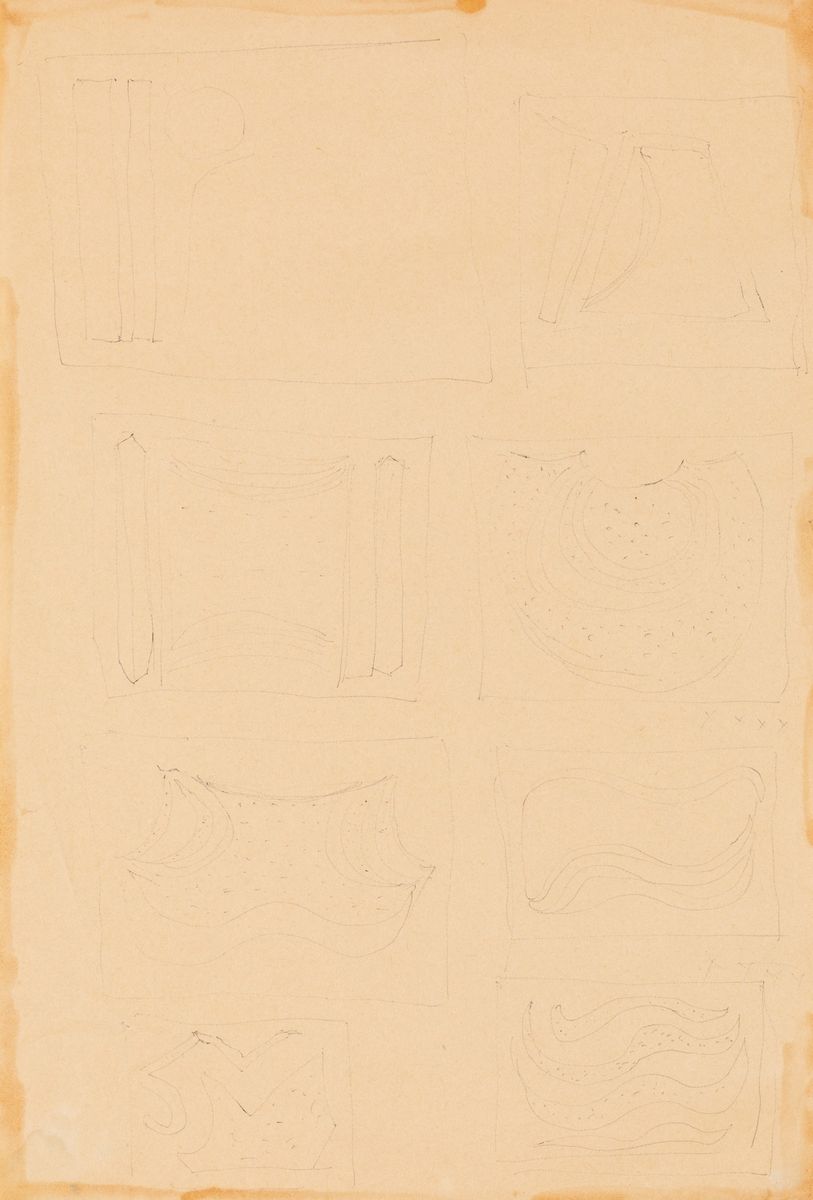 Lucio Fontana - Studi per Concetti Spaziali. Teatrini