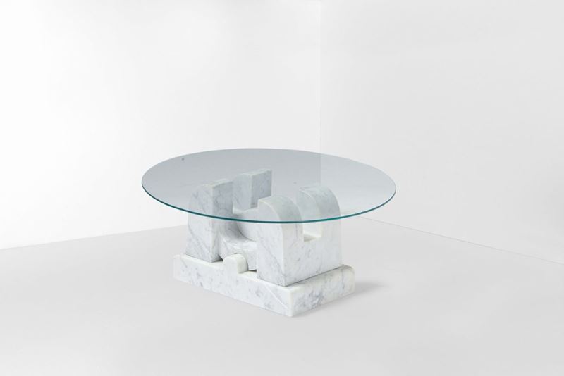 Tavolo basso rotondo  - Auction Design - Cambi Casa d'Aste