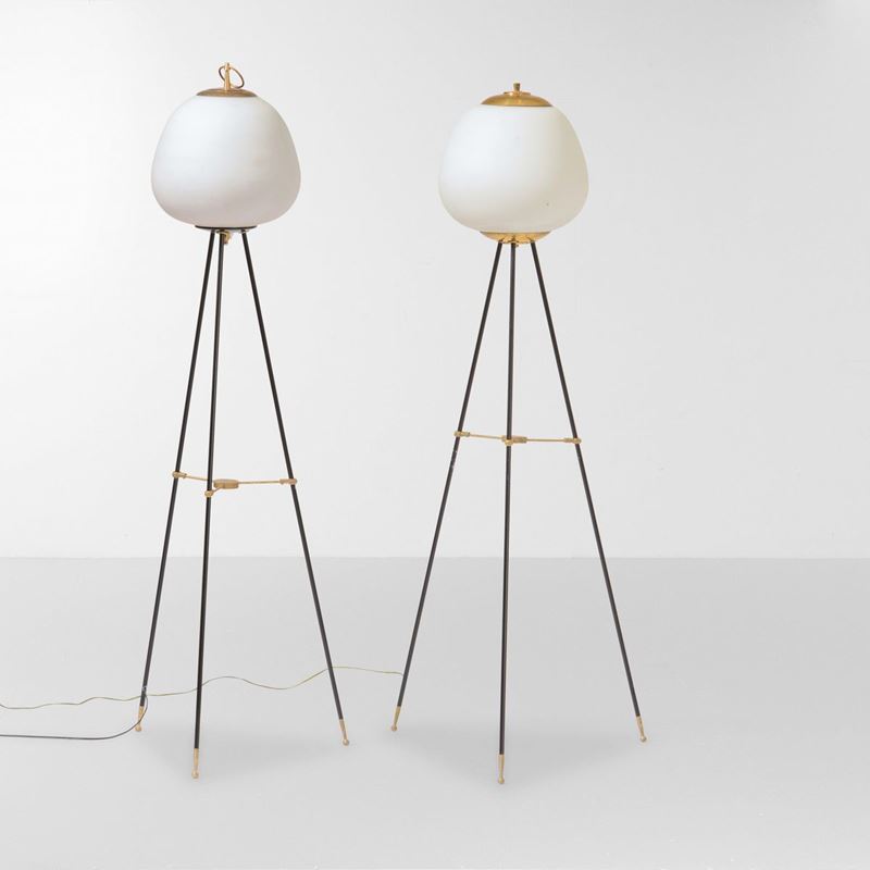 Due lampade da terra  - Auction Design Lab - Cambi Casa d'Aste