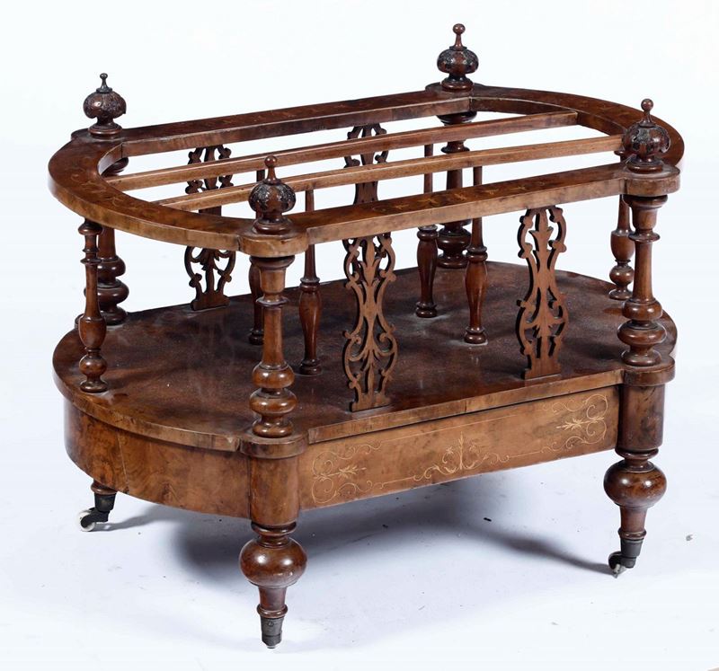 Portariviste in legno, Inghilterra epoca Vittoriana  - Auction Fine Art February | Cambi Time - Cambi Casa d'Aste