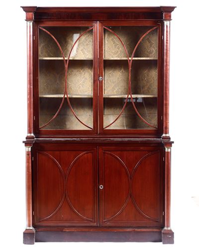 Coppia di Librerie a Due Corpi. XIX Secolo
