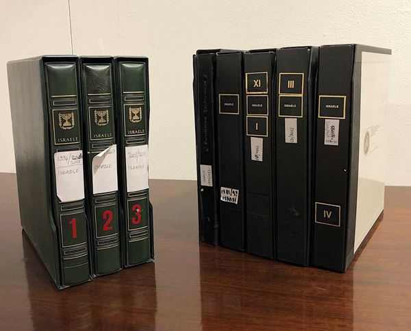 1975/2013, Israele, collezione nuova del periodo in otto volumi, compreso foglietti e servizi.