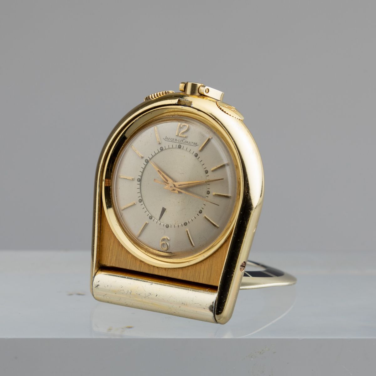 Jaeger le Coultre - Orologio da Viaggio Svegliarino, Carica Manuale con Astuccio Originale