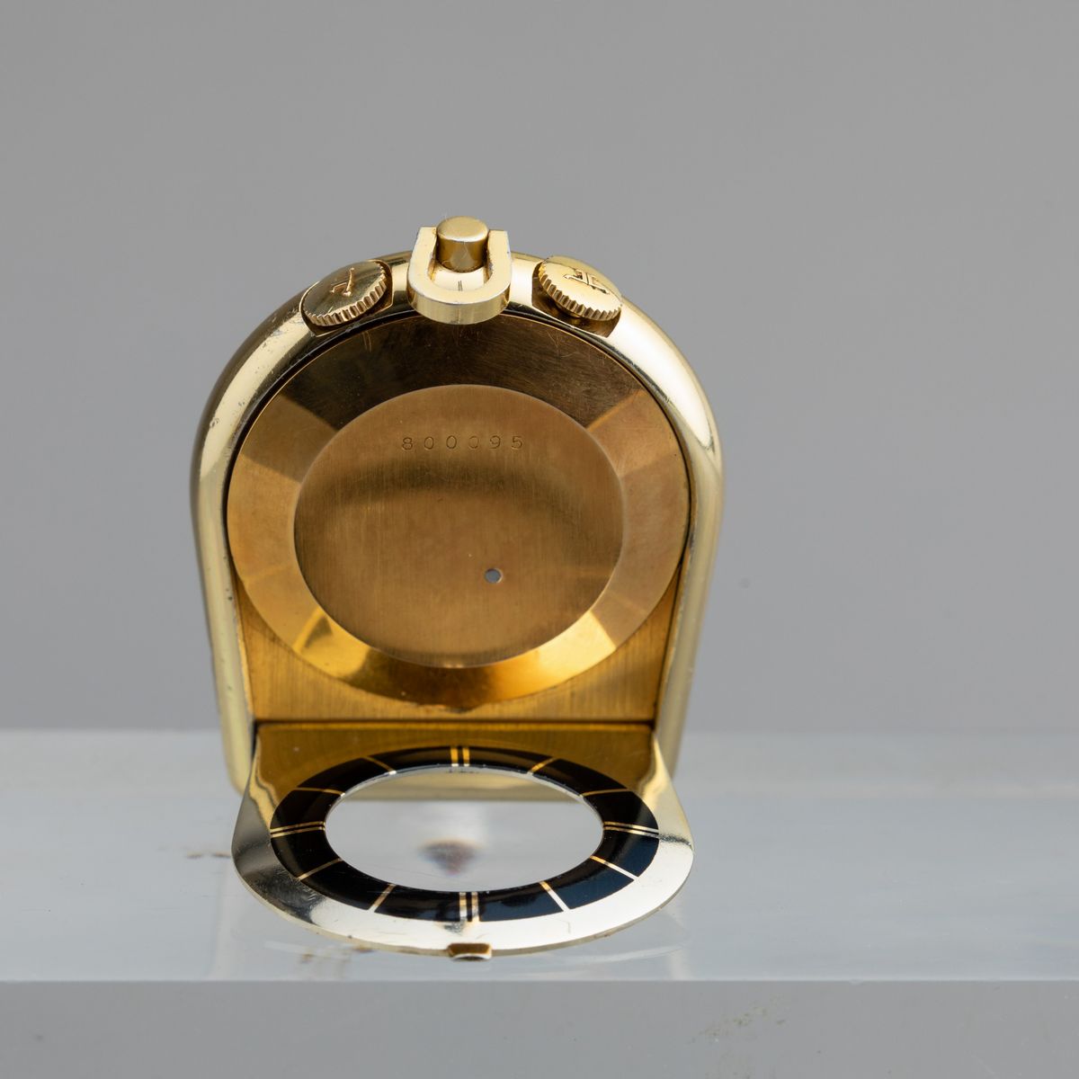 Jaeger le Coultre - Orologio da Viaggio Svegliarino, Carica Manuale con Astuccio Originale