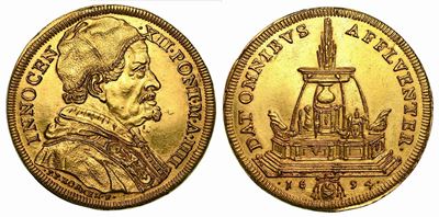 Innocenzo XII (antonio Pignatelli), 1691-1700. Quadrupla 1694 A. Iiii.