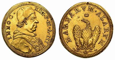 Innocenzo XIII (michelangelo Conti), 1721-1724. Scudo D'oro A. III.