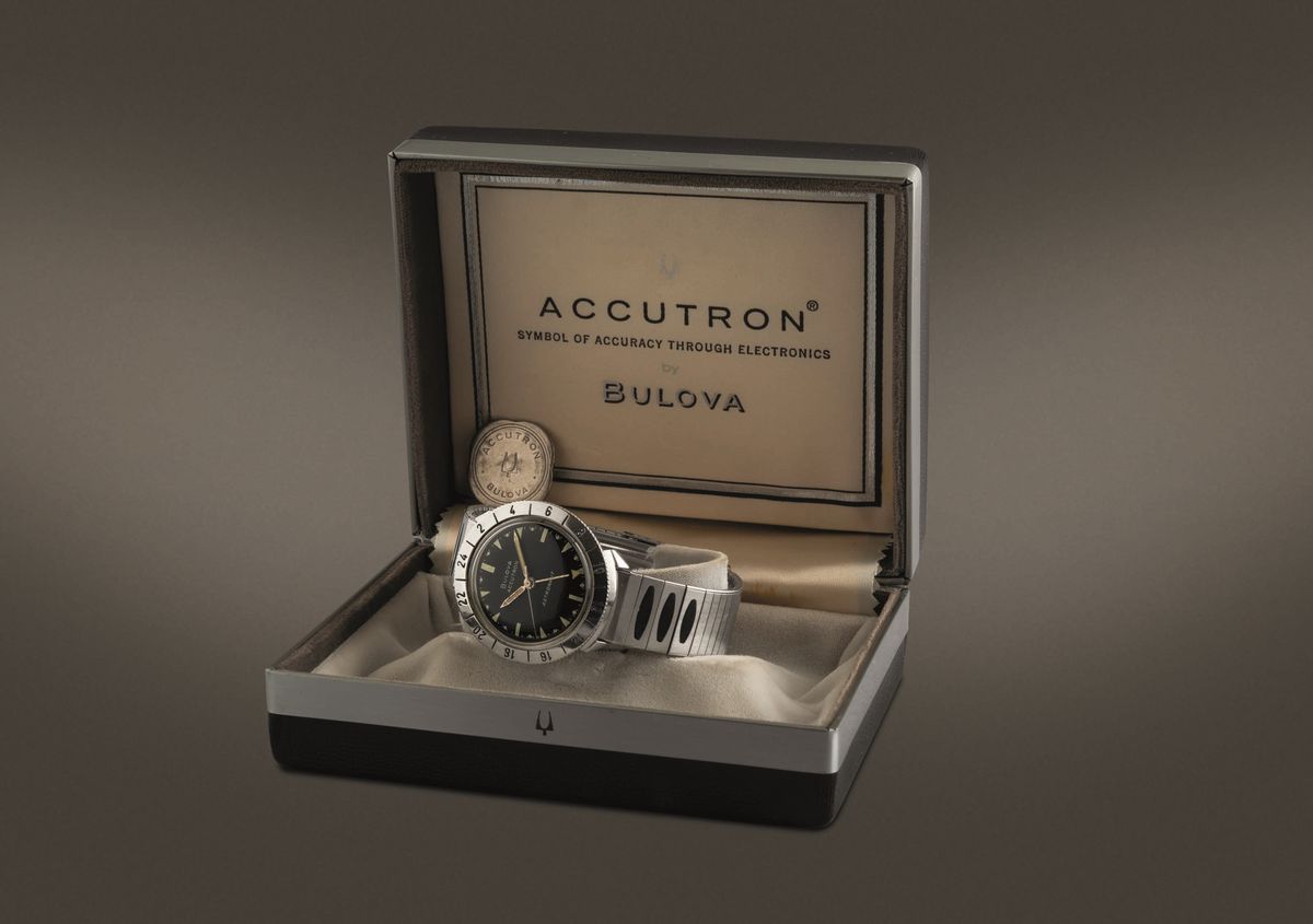 Bulova - Raro Accutron Astronaut, con Cassa Rotonda in Acciaio, Movimentoal Quarzo a Diapason Ast...