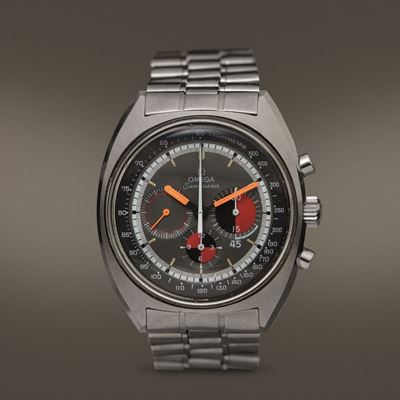 Omega - Seamaster Soccer Chronograph con Cassa Tonneau in Acciaio, Carica Manuale con Astuccio e ...