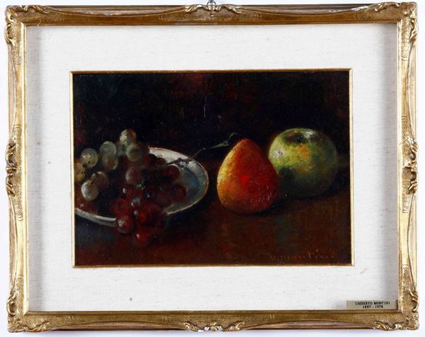 Umberto Montini - Composizione con frutta