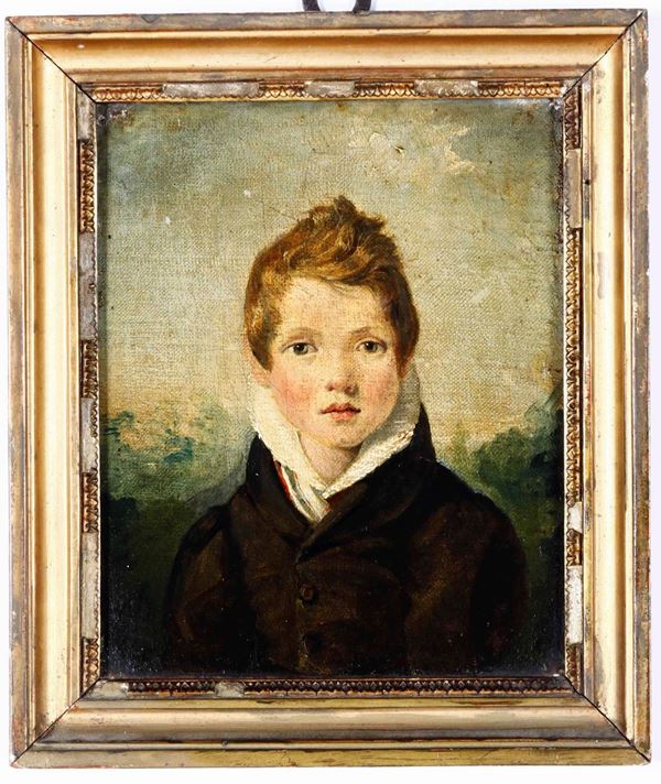 Pittore del XIX-XX secolo Ritratto di fanciullo