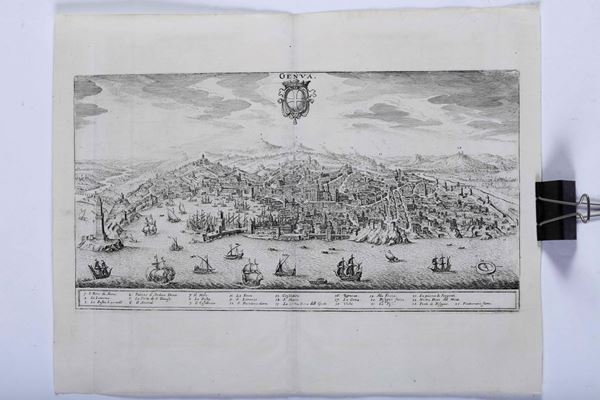 Veduta di Genova, fine XVII secolo