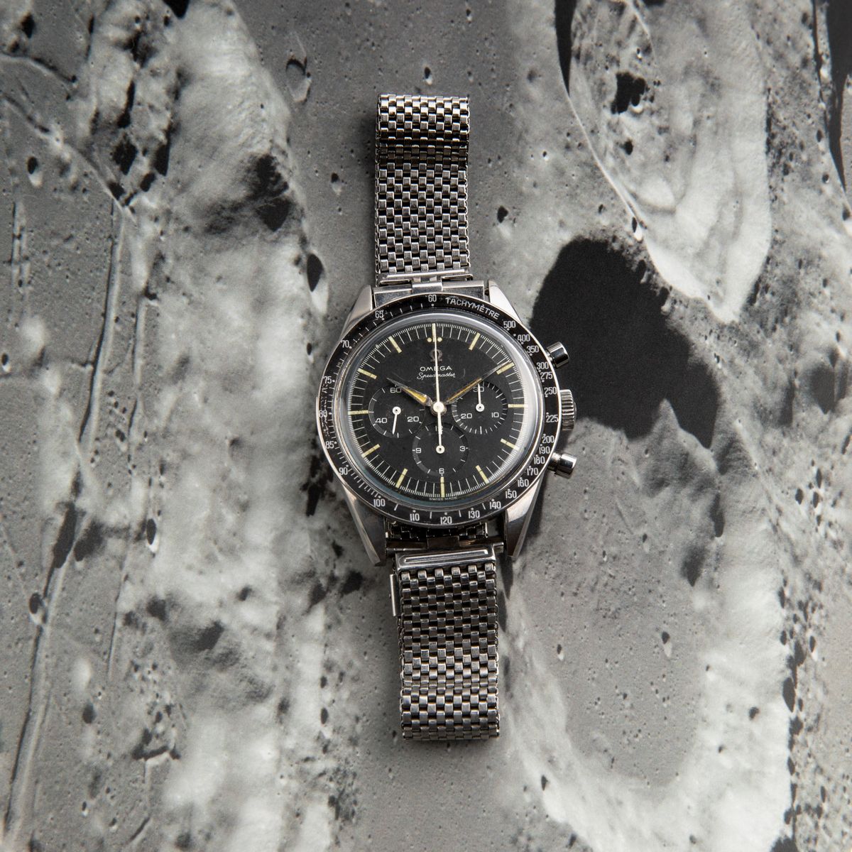 Omega - Speedmaster Ck 2998-6 "wally Schirra" con Cassa in Acciaio Simmetrica Anse Dritte, Calibr...