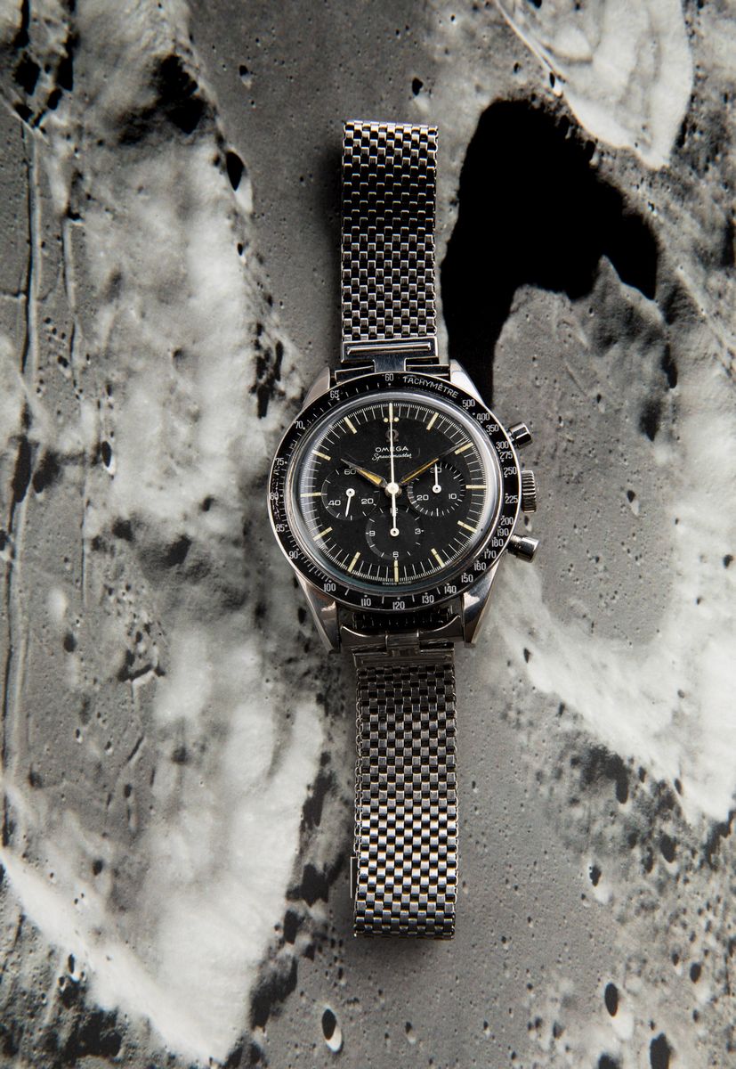 Omega - Speedmaster Ck 2998-6 "wally Schirra" con Cassa in Acciaio Simmetrica Anse Dritte, Calibr...