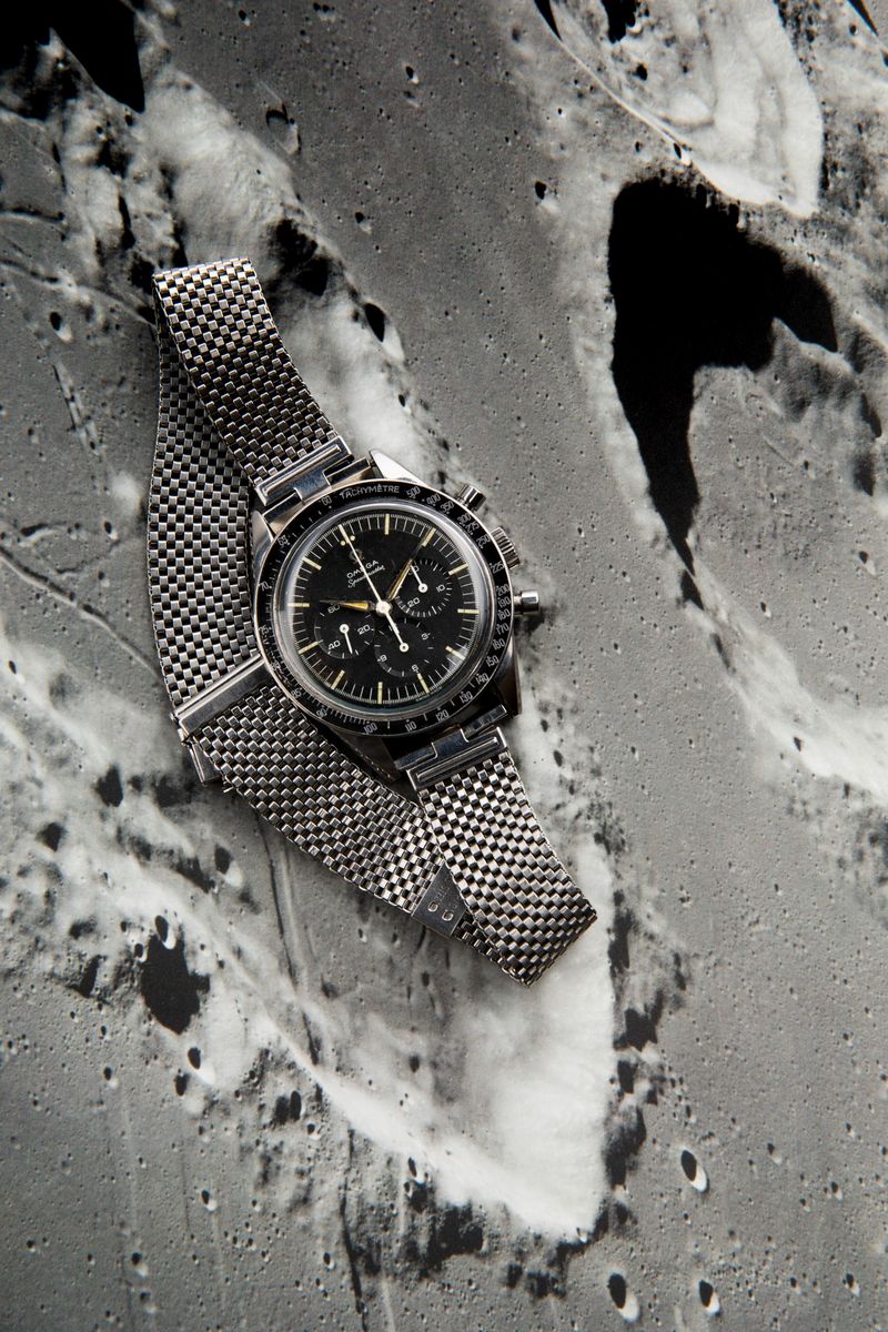 Omega - Speedmaster Ck 2998-6 "wally Schirra" con Cassa in Acciaio Simmetrica Anse Dritte, Calibr...