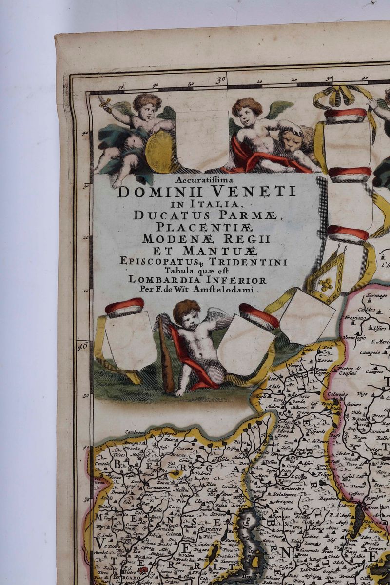 Frederik De Wit - Dominii Veneti in Italia. Ducatus Parme. Placentiae Modenae Regii Et Mantue...a...