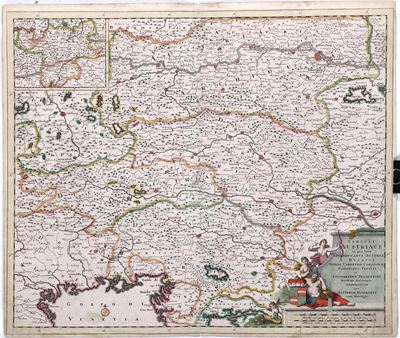 Circuli Austriaci contenenti Archiducatus Austriae, Ducatus Stiriae, Carintiae, Carniolae e Comit...