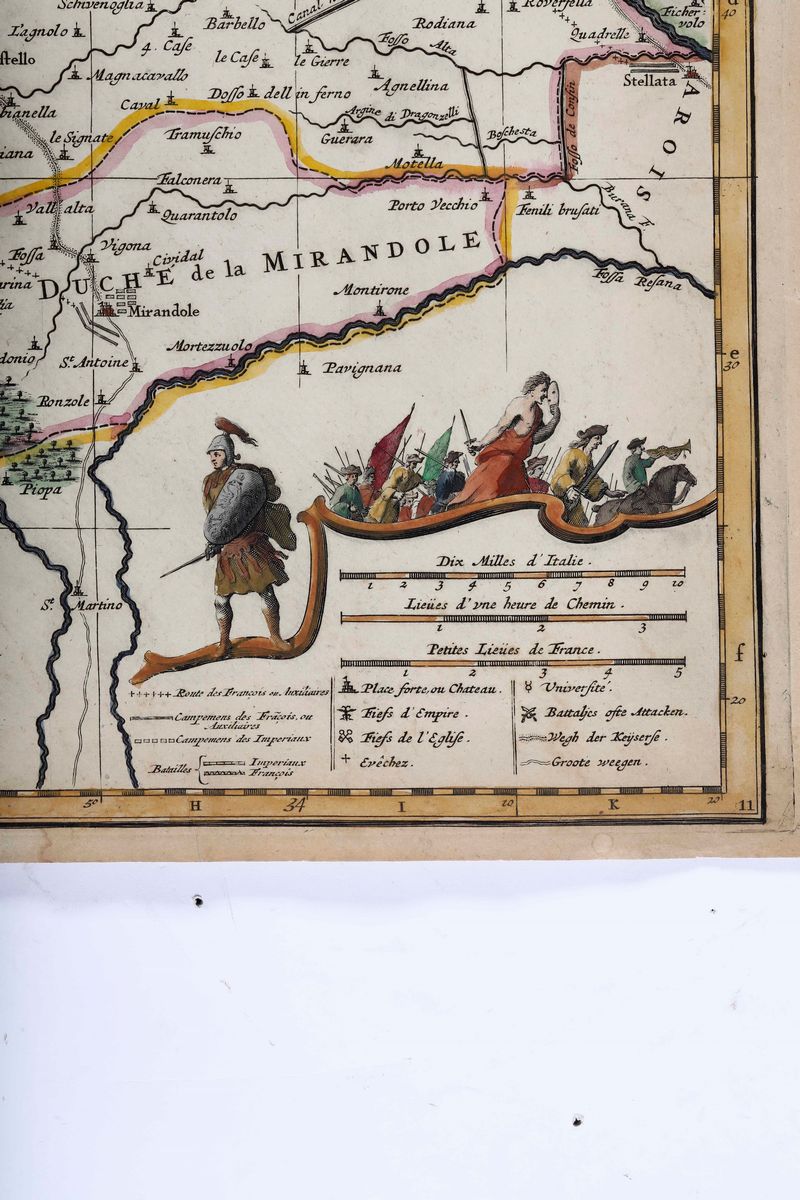 Pierre Mortier - Carte Nouvelle Du Duche De Mantue...amsterdam, Secolo XVII