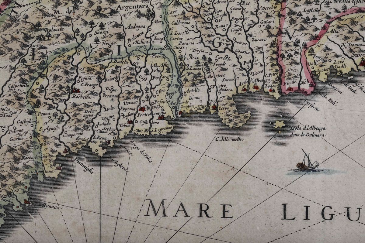 Pierre Mortier - Carte Nouvelle Du Duche De Mantue...amsterdam, Secolo XVII