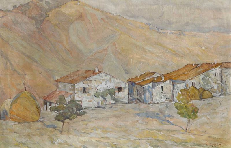 Curugnani  - olio su tela - Auction 19th and 20th Century Paintings | Timed Auction - Cambi Casa d'Aste