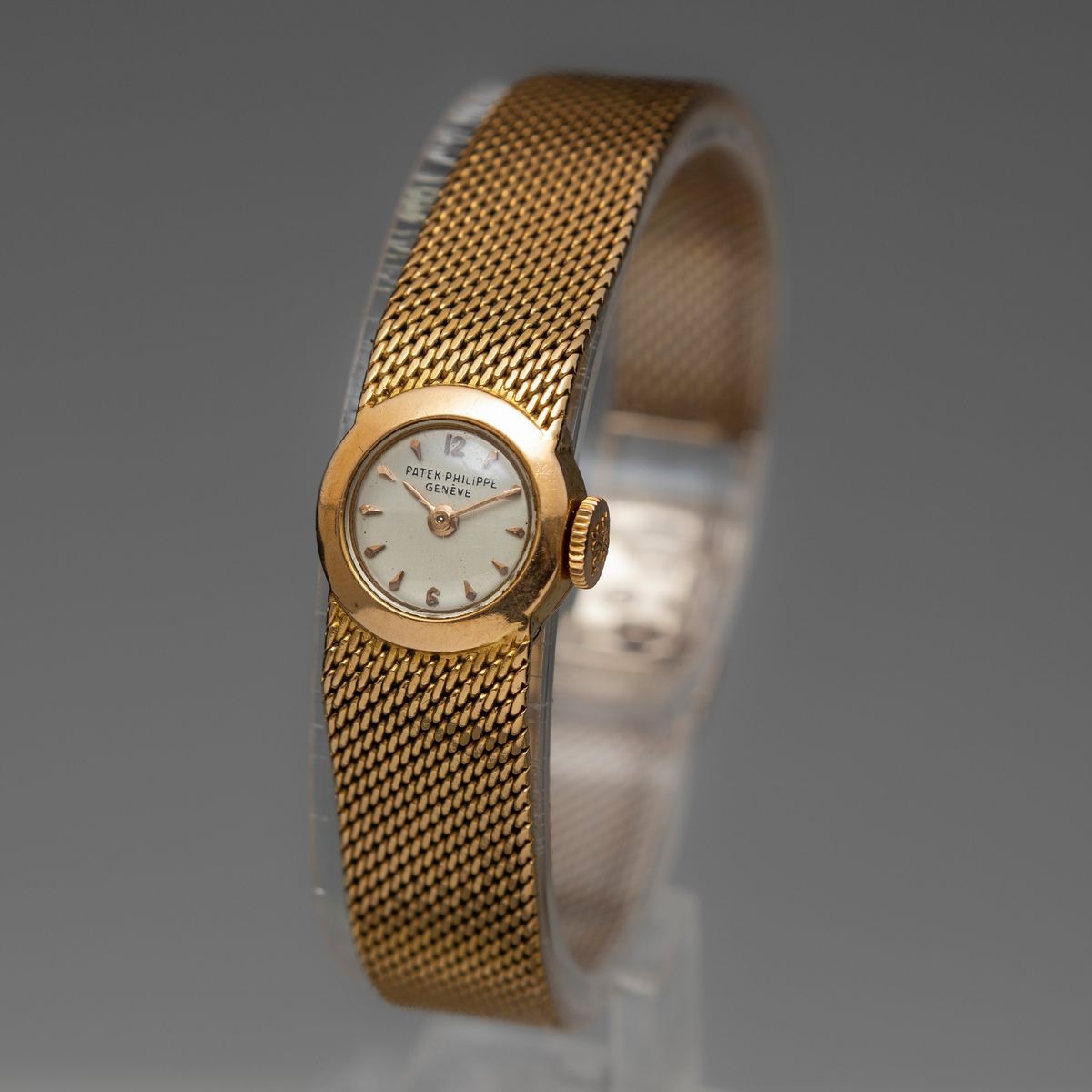 Patek Philippe - Orologio da Donna a Carica Manuale in Oro 18k con Bracciale Integrato Originale,...