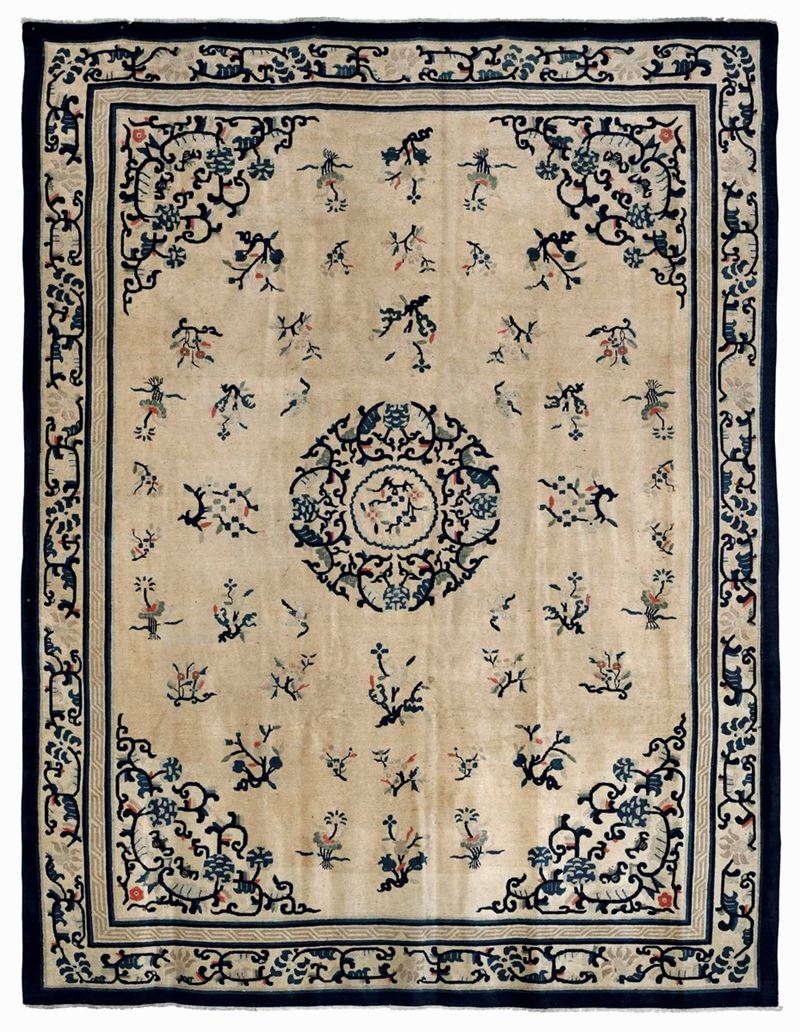 Tappeto Pechino, Cina fine XIX INizio XX secolo  - Auction Antique Carpets - Cambi Casa d'Aste