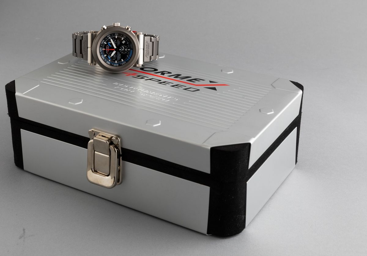 Formex - Orologio da Uomo in Titanio al Quarzo con Scatola Originale in Metallo e Cinturini di Ri...