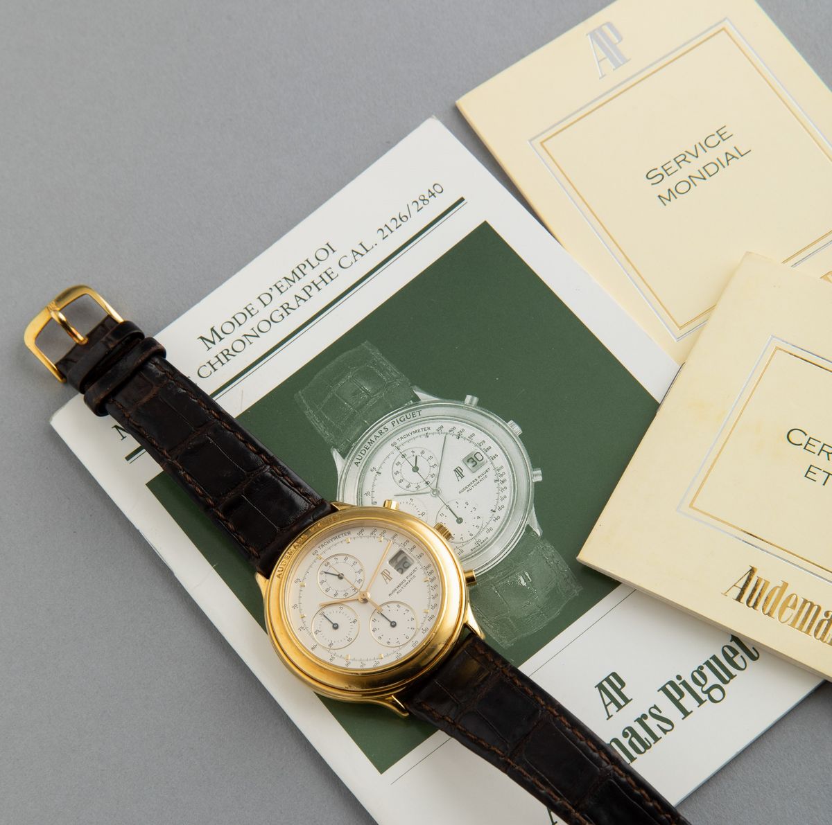 Audemars Piguet - Huitième in Oro Giallo 18k, Ref Ba25664, Automatico con Datario. Accompagnato d...