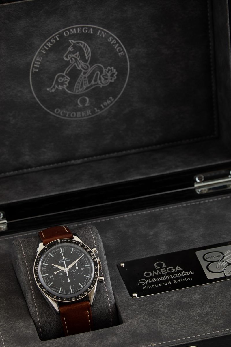 Omega - Speedmaster Edizione Limitata "wally Schirra" in Acciaio, Carica Manuale con Anse Dritte ...